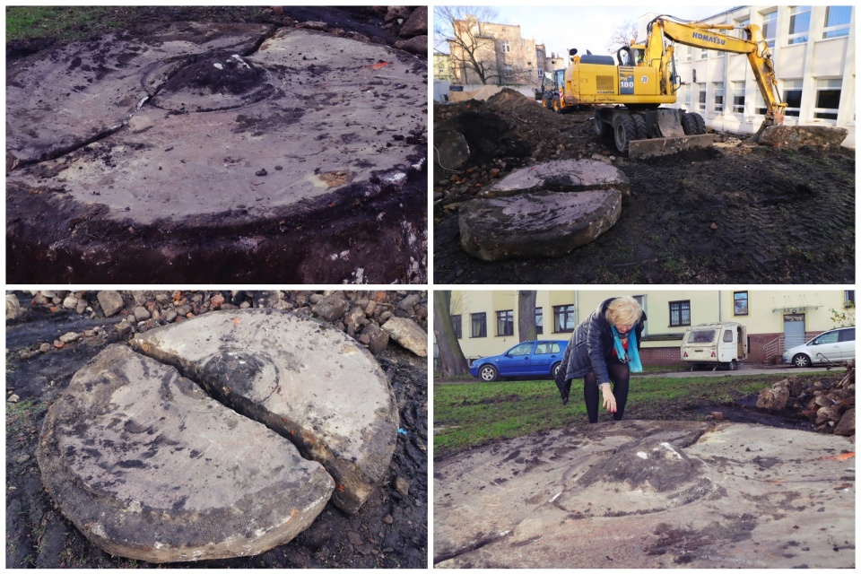 Kamienne koło odkryte przez archeologów z Muzeum Jana Kasprowicza w Inowrocławiu. Fot. Nadesłane