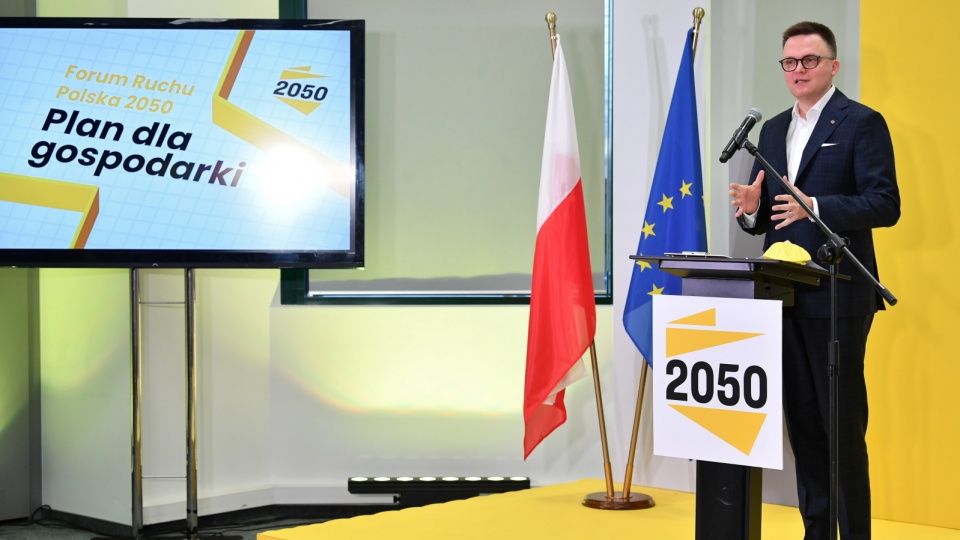 Lider Ruchu Polska 2050 Szymon Hołownia. Fot. PAP/Radek Pietruszka