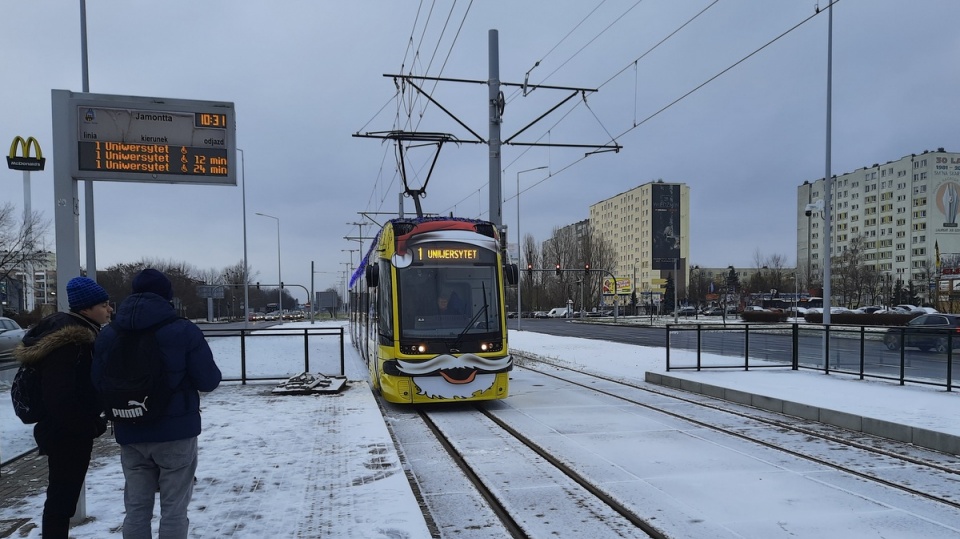 Świąteczny tramwaj w Toruniu/fot. Monika Kaczyńska