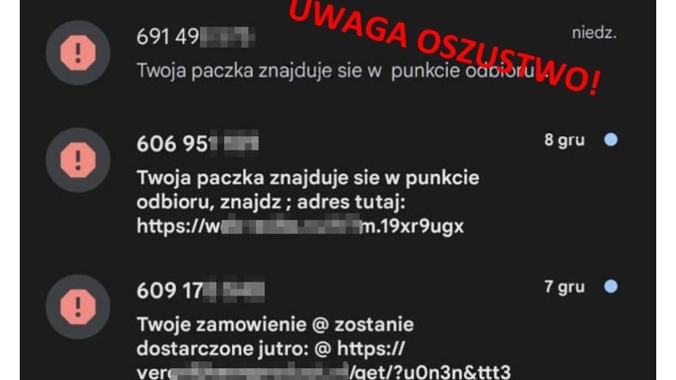 Podejrzane komunikaty: SMS-y, maile. Za taka wiadomością może stać oszust!/fot. Policja