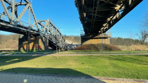 Delegacja odwiedziła m.in. Irpień/fot. Kosma Złotowski