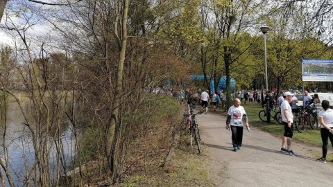 800 osób nie tylko z Bydgoszczy, ale także z odległych zakątków świata wzięło udział w niedzielnym (24 kwietnia) Bydgoskim Biegu Urodzinowym./fot. Monika Siwak