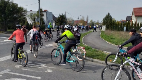 23 km wśród lasów i pól, a także w okolicy Wisły przejechali uczestnicy rajdu „Kujawsko-Pomorskie Na Rowery"./fot. Adriana Andrzejewska-Kuras