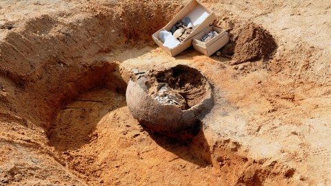 Podczas budowy domu w Kozielcu (gmina Dobrcz) dokonano odkrycia archeologicznego sprzed ponad 2 tys. lat/fot. materiały Muzeum Okręgowego