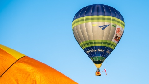 V Regionalna Fiesta Balonowa trwa w Toruniu. Do niedzieli (12 czerwca) mieszkańcy miasta i okolic mogą wypatrywać na niebie kolorowych, 30-metrowych balonów./fot. Bartosz Bujarski