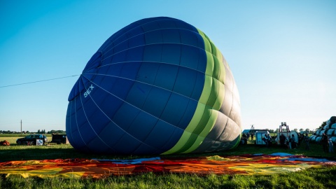 V Regionalna Fiesta Balonowa trwa w Toruniu. Do niedzieli (12 czerwca) mieszkańcy miasta i okolic mogą wypatrywać na niebie kolorowych, 30-metrowych balonów./fot. Bartosz Bujarski