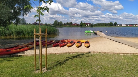Rozpoczyna się pierwszy sezon działania zrewitalizowanej plaży nad jeziorem Tarpno w Grudziądzu. Fot. Marcin Doliński