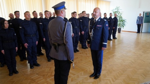 W szeregi kujawsko-pomorskiego garnizonu policji wstąpiło 53 funkcjonariuszy./fot. Policja