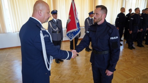 W szeregi kujawsko-pomorskiego garnizonu policji wstąpiło 53 funkcjonariuszy./fot. Policja