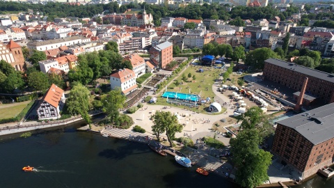 Festiwal Wodny Ster na Bydgoszcz w niedzielne popołudnie/fot. DronFor Krzysztof Forgiel