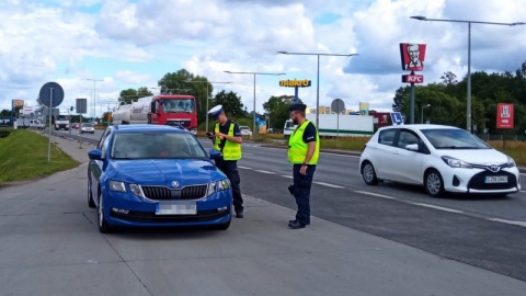 „Nie bądź baran na drodze" – pod takim hasłem Wydział Prewencji bydgoskiej komendy zorganizował akcję poświęconą bezpieczeństwu w ruchu drogowym./fot. Policja