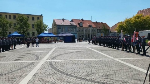 Święto policji obchodzono we wtorek (19 lipca) na rynku w bydgoskim Starym Fordonie./fot. Monika Siwak