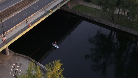 Bydgoszcz z dachu Hotelu Focus. (jw)