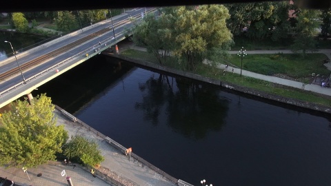 Bydgoszcz z dachu Hotelu Focus. (jw)