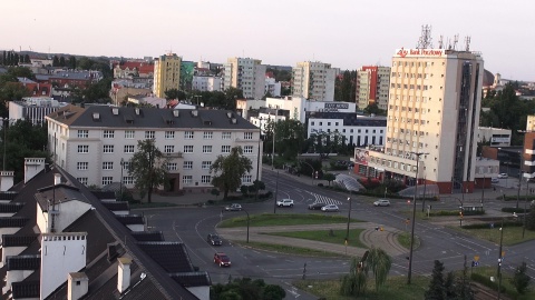 Bydgoszcz z dachu Hotelu Focus. (jw)