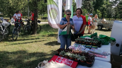 W piątek, 29 lipca na plantach starego Kanału Bydgoskiego odbyła się zbiórka elektroodpadów w ramach akcji Cycling Recycling 2022. Fot. Edyta Krężel