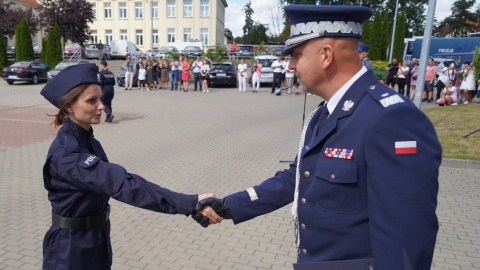 Ślubowanie nowych policjantów w Bydgoszczy/fot. materiały policji