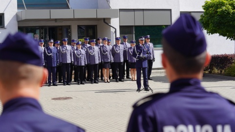 Ślubowanie nowych policjantów w Bydgoszczy/fot. materiały policji