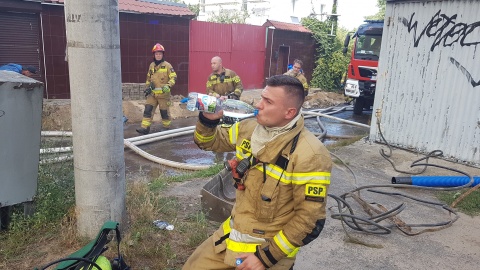 Pożar hostelu przy ul. Jaru Czynu Społecznego w Bydgoszczy./fot. Bydgoszcz 998/Facebook