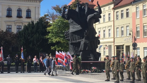 Obchody rocznicy niemieckich zbrodni wojennych w Bydgoszczy we wrześniu 1939 roku. /fot. Elżbieta Rupniewska