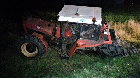 Wypadek drogowy w Lipnicy (DK 15). Nie żyje jedna osoba, trzy zostały ranne./fot. Policja