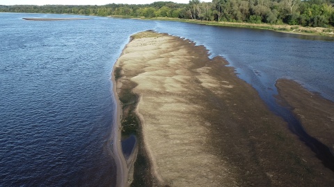 Wisła w okolicach Bydgoszczy/fot. Dronfor Krzysztof Forgiel, jw