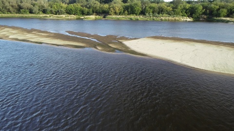 Wisła w okolicach Bydgoszczy/fot. Dronfor Krzysztof Forgiel, jw