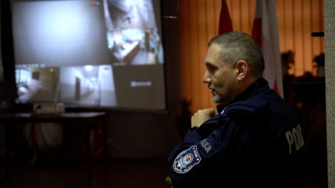 Ćwiczenia służb w Zespole Szkół Centrum Kształcenia Rolniczego w Bielicach/fot. materiały policji