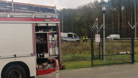 W ćwiczeniach uczestniczyły pogotowie ratunkowe, straż pożarna, policja/fot. KWP w Bydgoszczy