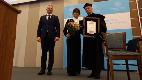 Nadanie prof. Arkadiuszowi Jawieniowi tytułu doktora honoris causa Uniwersytetu Medycznego w Poznaniu/fot. Ewa Dąbrowska