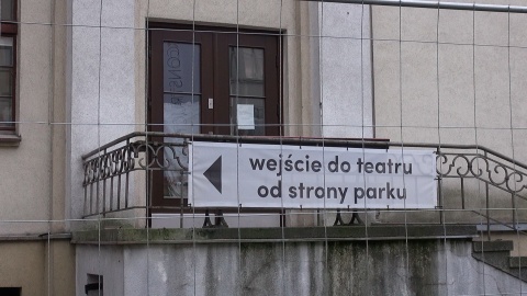 Teatr Polski w remoncie. (jw)
