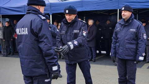 W piątkowym (9 grudnia) otwarciu uczestniczyli szefowie policji, przedstawiciele władz rządowych i samorządowych/fot. KWP w Bydgoszczy