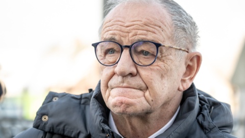 W uroczystości pogrzebowej w Kowalu wzięli udział m.in. aktorzy, gwiazdy telewizji i teatru/fot. Tytus Żmijewski, PAP