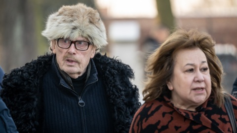 W uroczystości pogrzebowej w Kowalu wzięli udział m.in. aktorzy, gwiazdy telewizji i teatru/fot. Tytus Żmijewski, PAP