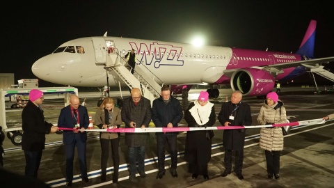W środę 14 grudnia oficjalnie zainaugurowane zostały loty węgierskiego przewoźnika z lotniska w Bydgoszczy/fot. Port Lotniczy Bydgoszcz