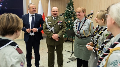 Przedświąteczne spotkanie w Inspektoracie Wsparcia Sił Zbrojnych/fot. UW Bydgoszcz