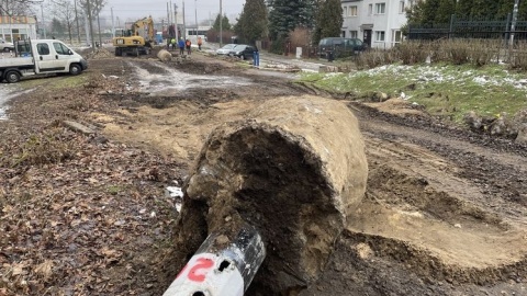 Firma Trakcja SA realizuje kolejne prace związane z budową nowych mostów na Brdzie i przebudową przyległych ulic. Fot. UM w Bydgoszczy