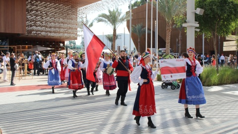 Zespół Pieśni i Tańca Ziemia Bydgoska na Expo w Dubaju/fot. Facebook