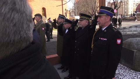 Uroczystość 41. rocznicy Prowokacji Bydgoskiej na Placu Kościeleckich (jw)