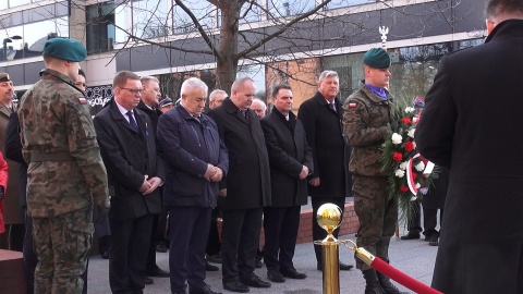 Uroczystość 41. rocznicy Prowokacji Bydgoskiej na Placu Kościeleckich (jw)