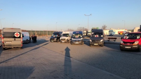 Samochody z Bydgoszczy i różnych miejsc regionu wyruszyły około godz. 6 rano, następnie we Włocławku uformowały konwój/fot. Michał Jędryka