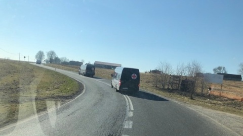 Dziesięć ciężarówek wiozących pomoc humanitarną wyruszyło z naszego regionu do Lwowa/fot. Michał Jędryka