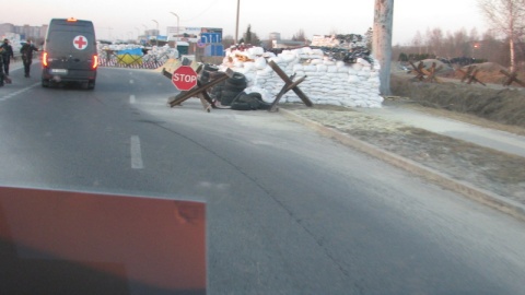 Konwój humanitarny z Bydgoszczy do Lwowa. Fot. Michał Jędryka