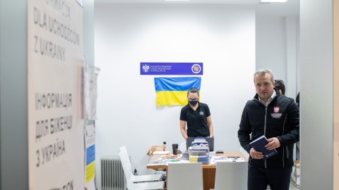 W województwie kujawsko-pomorskim działają trzy punkty informacyjne dla ukraińskich uchodźców. Fot. KPUW