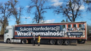 TIR Wolności przyjechał do Bydgoszczy: Rozliczymy ich za lockdown