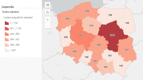Koronawirus w Polsce: 6 633 potwierdzone zakażenia, 318 w Kujawsko-Pomorskiem
