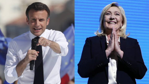 Wybory we Francji: Macron pokonał Le Pen. Tak wynika z pierwszego sondażu