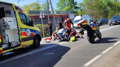 Piesza potrącona w Bydgoszczy. Policja: Prawidłowo przechodziła przez pasy