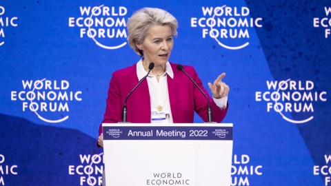Przewodnicząca Komisji Europejskiej w Davos o działaniach Rosji