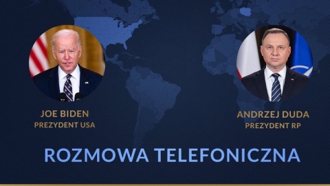 Telefon z Ameryki. Prezydenci Polski i USA mówili m.in. o dalszej pomocy Ukrainie